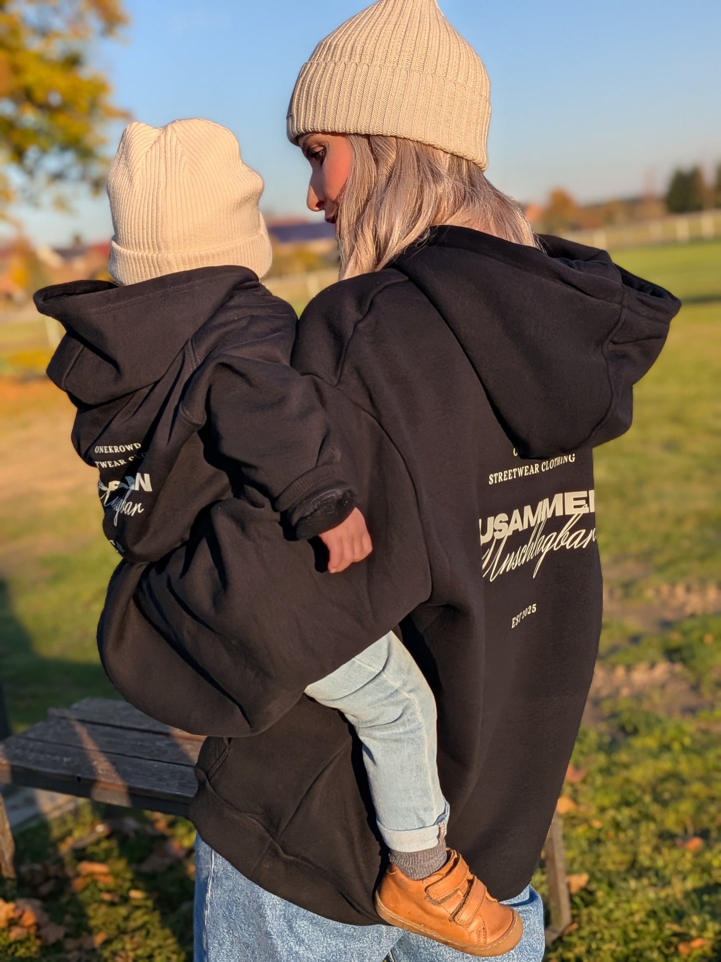 Oversize Hoodie Zusammen Unschlagbar