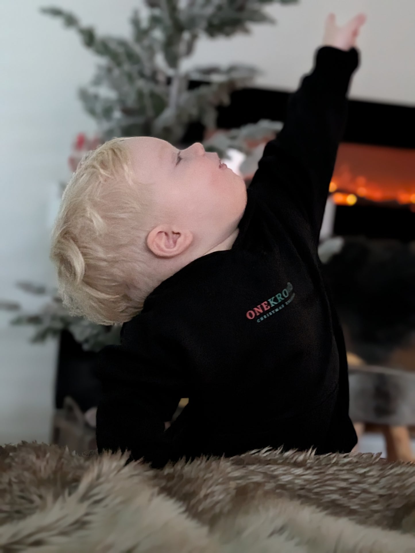 Kids Hoodie Hugs and Kisses Christmas Edition