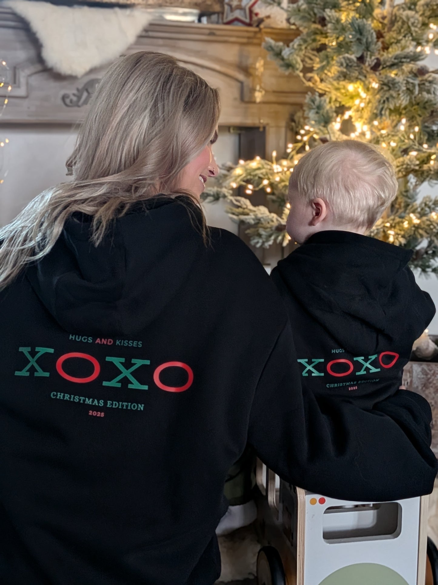 Oversize Hoodie  Hugs and Kisses Christmas Edition