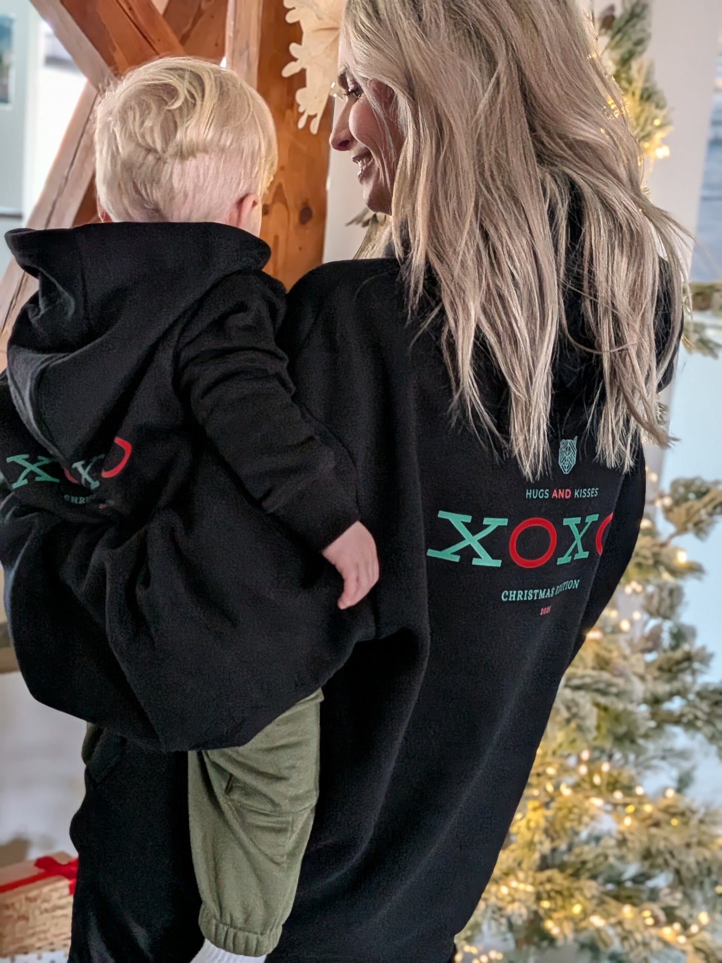 Oversize Hoodie  Hugs and Kisses Christmas Edition