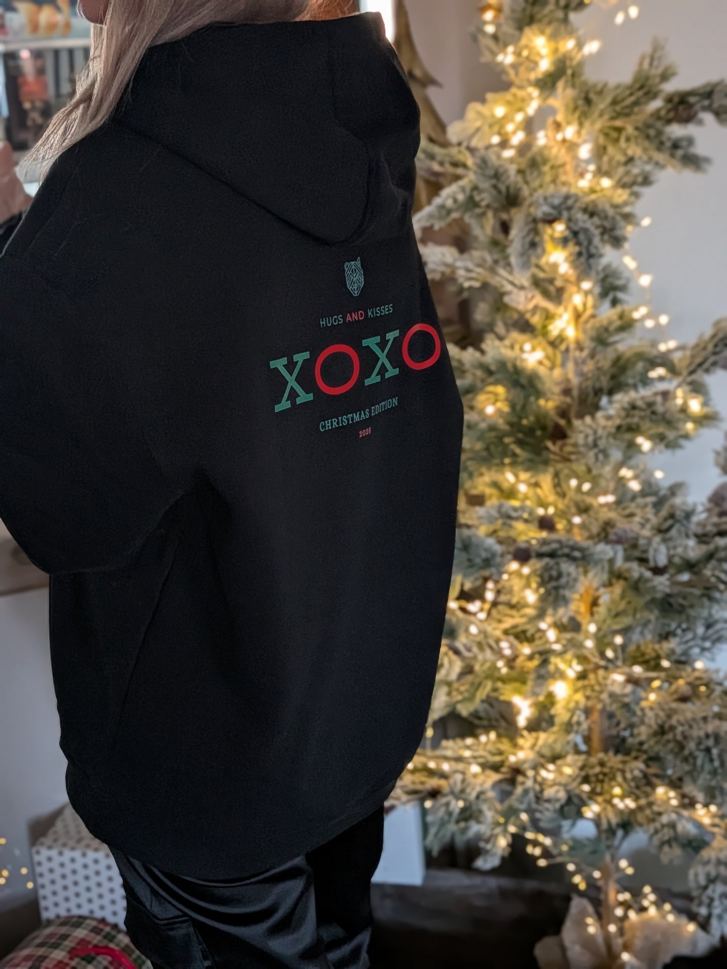 Oversize Hoodie  Hugs and Kisses Christmas Edition