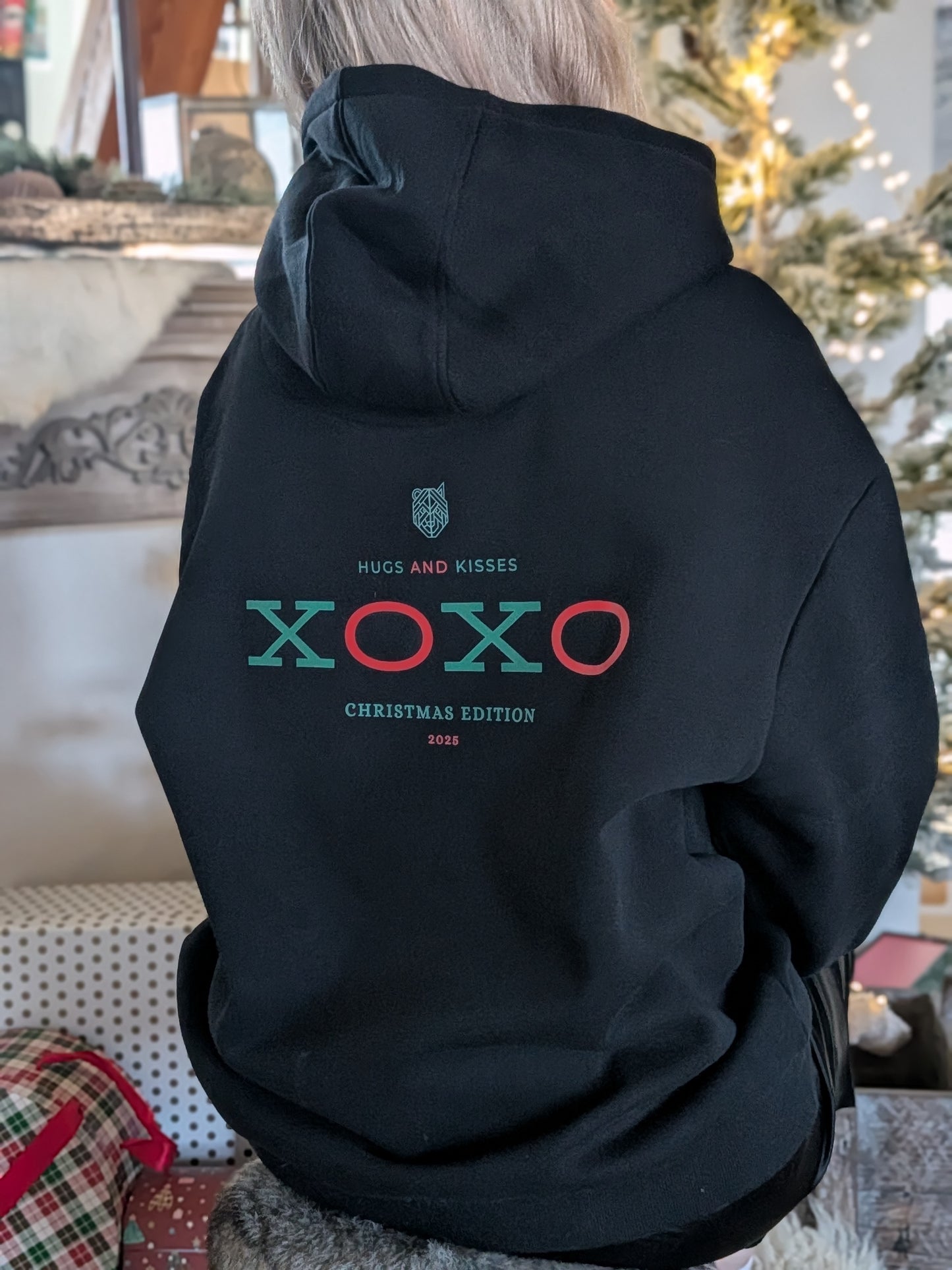 Oversize Hoodie  Hugs and Kisses Christmas Edition