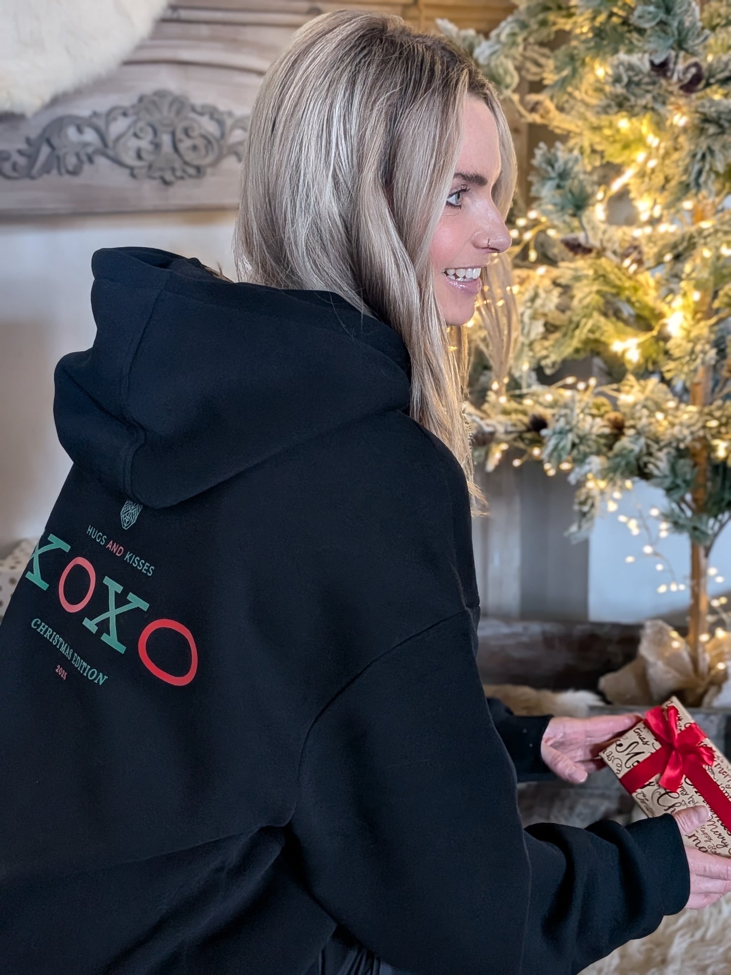 Oversize Hoodie  Hugs and Kisses Christmas Edition